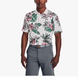 Under Armour Men's Floral The Playoff Polo Shirt Size Large